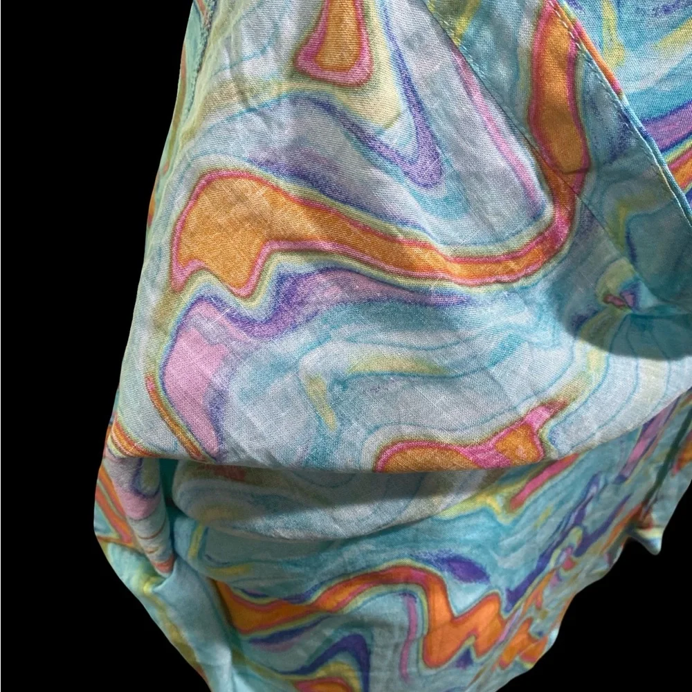 Colorful Swirl Two-Piece skirt and halter top Set XS - Picture 9 of 9